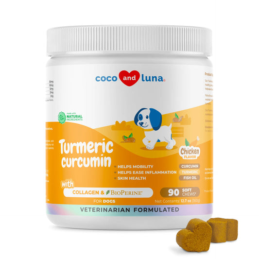 Turmeric for Dogs - Antiinflammatory - 90 Soft Chews